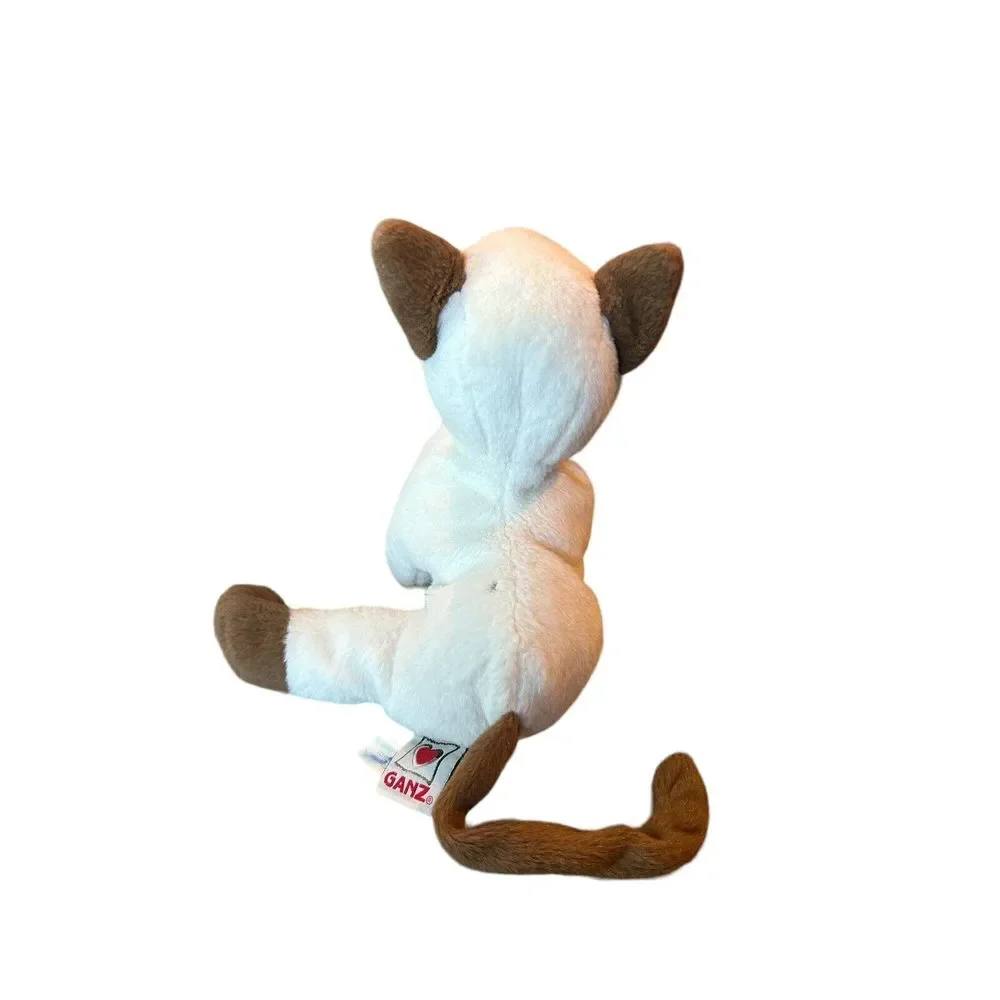 Ganz Webkinz Siamese Cat‎ Kitten HM160 Plush Stuffed Animal Toy Friend NO CODE